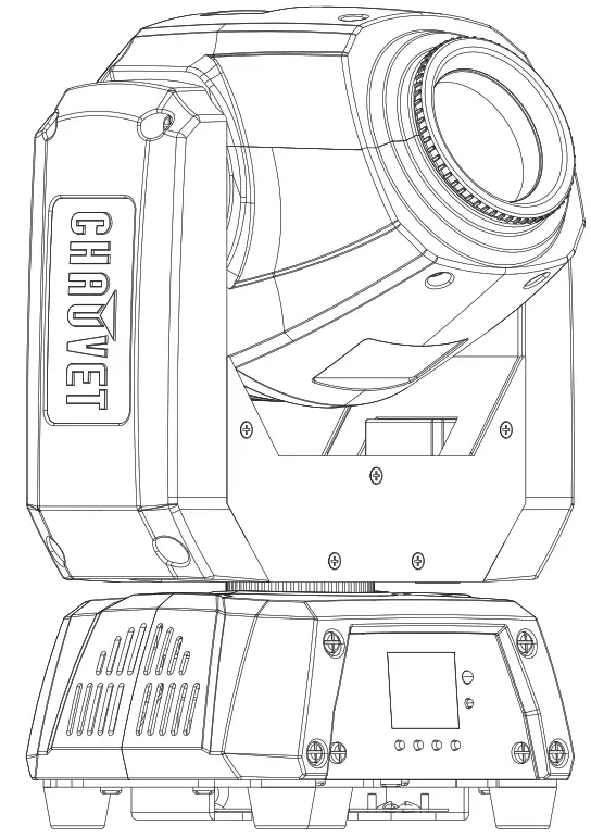 CHAUVET DJ Intimidator Spot 260 Moving Head Light Fixture