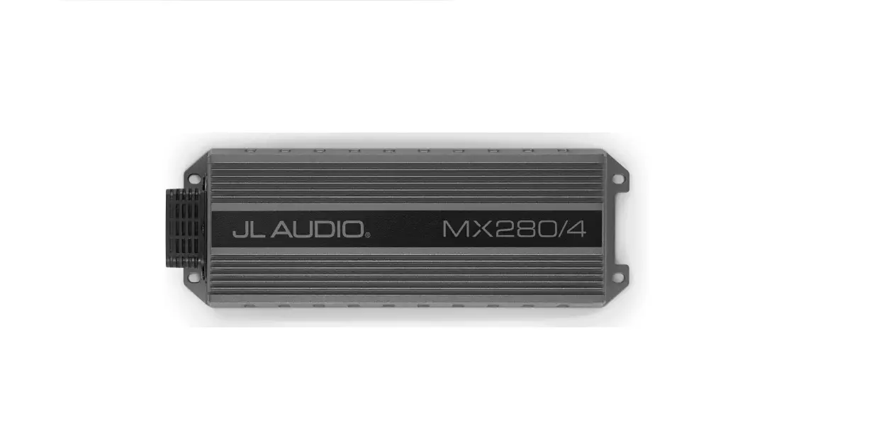 Jl Audio Mx280/4 280w Full Range 4 Channel Class D Amplifier Owner's Manual