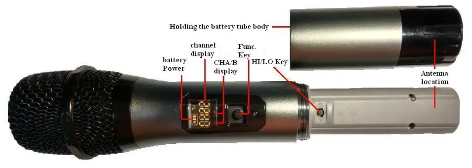 Main Technology MT-UM-03 Handheld Transmitter Microphone