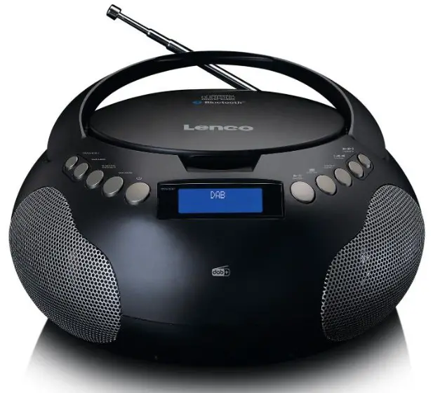 Lenco SCD 341BK Portable DAB FM radio with CD player and Bluetooth - cover