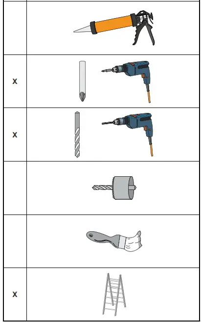 Karibu Garden house Maltas 2 209 x 213 cm natural - Werkzeuge 2