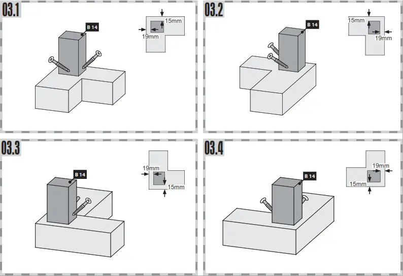 Karibu Garden house Maltas 2 209 x 213 cm natural - Werkzeuge 5