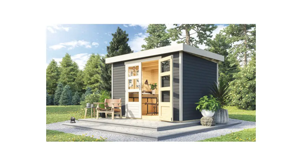 Karibu Garden House Maltas 2 209 X 213 Cm Natural Instructions