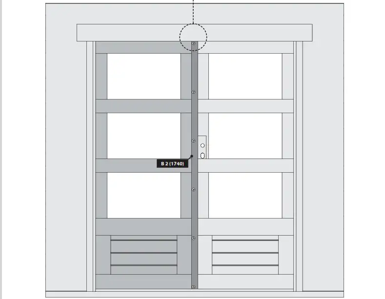 Karibu Garden house Maltas 2 209 x 213 cm natural - fl oor 10