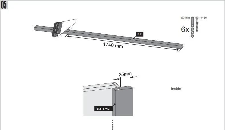 Karibu Garden house Maltas 2 209 x 213 cm natural - fl oor 9