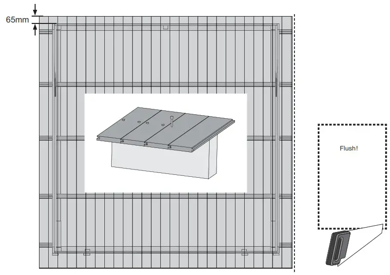 Karibu Garden house Maltas 2 209 x 213 cm natural - overview 15