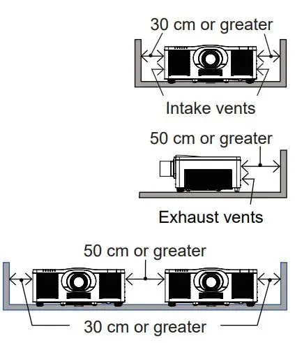 concise LCD Projector User Manual - 30 & 50 Cm or Greater