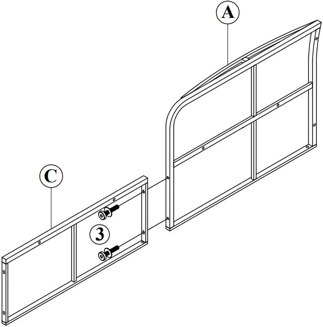 COSTWAY HW67329 1 Piece Plastic Rattan Outdoor Day Bed - fig 5