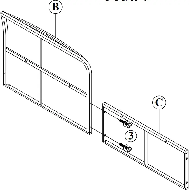 COSTWAY HW67329 1 Piece Plastic Rattan Outdoor Day Bed - fig 6