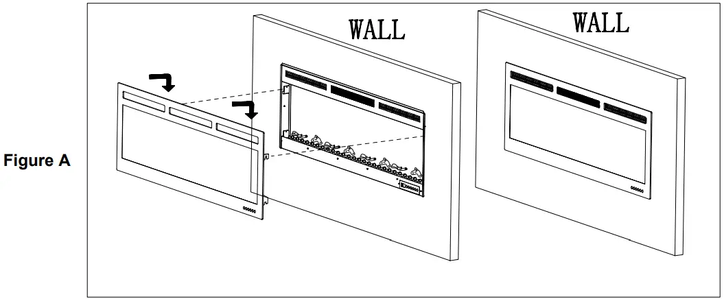 Luxstar Royal Slim60 Royal Series Wall Mount Electric Fireplaces - fig7