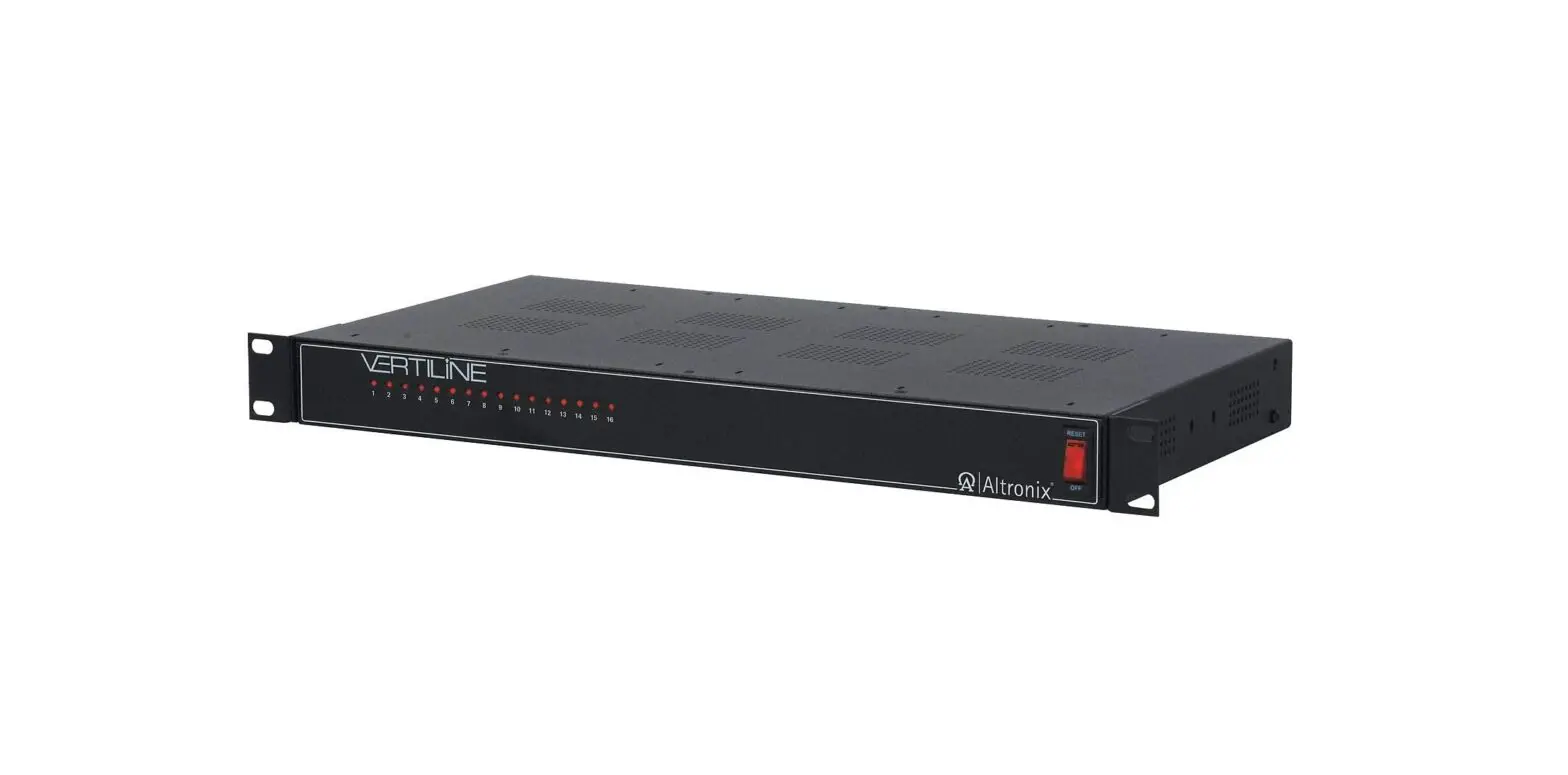 Altronix Vertiline33d Series Rack Mount Power Supplies Installation Guide