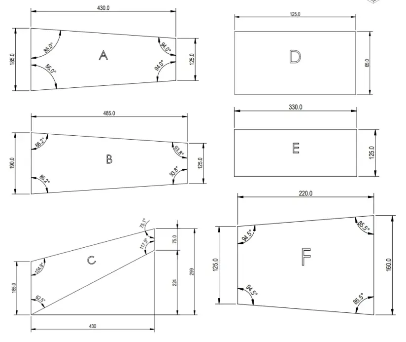 SB ACOUSTICS Sasandu 3 Way Floor Standing Speaker - diagram 3