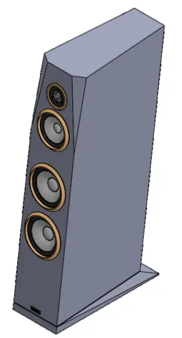 SB ACOUSTICS Sasandu 3 Way Floor Standing Speaker - fig 2