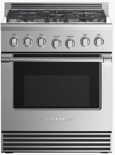 FISHER PAYKEL RGV2-305-L-N 30-Inch Gas Range product