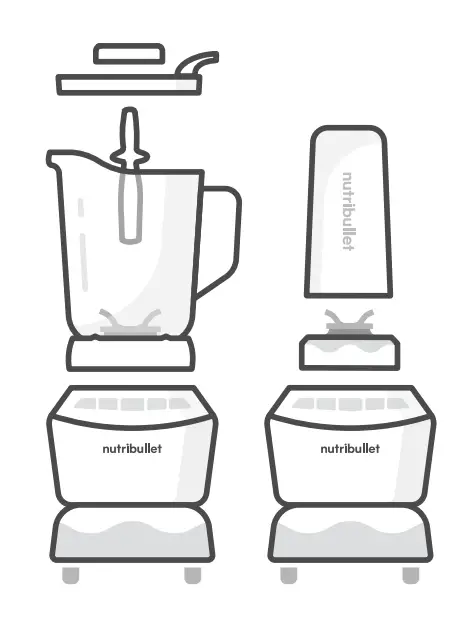 nutribullet NBF50500 Blender Combo fig 1