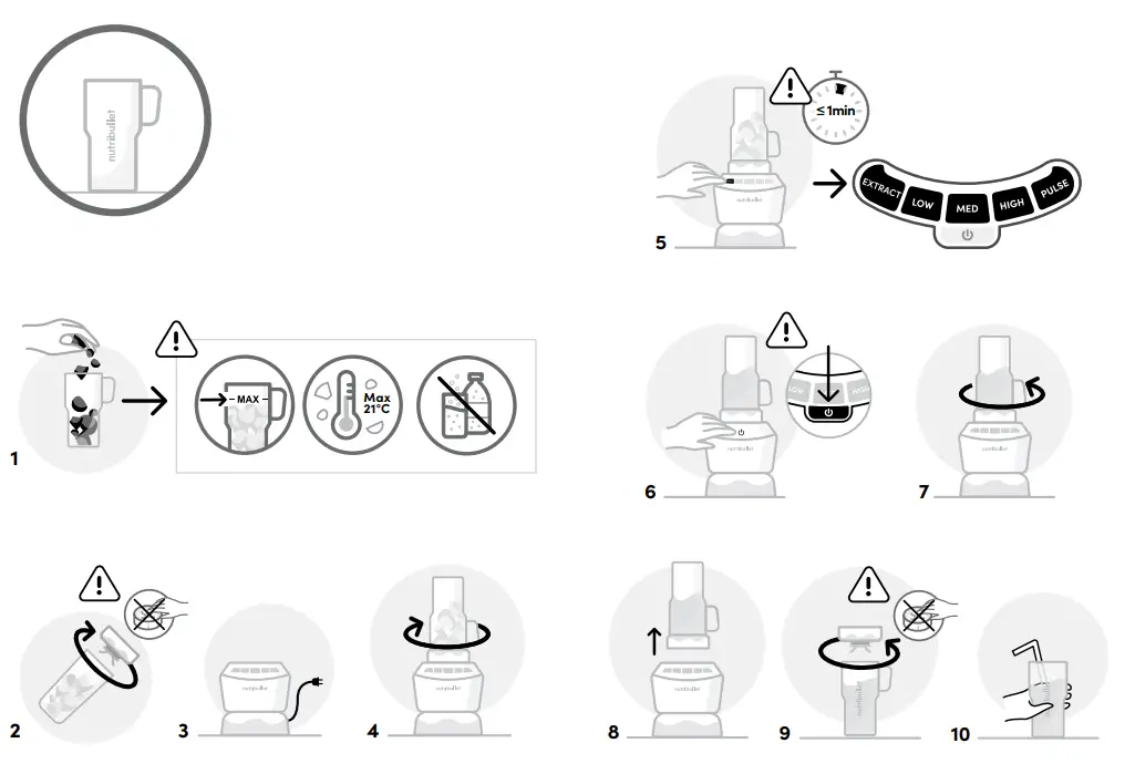 nutribullet NBF50500 Blender Combo fig 3