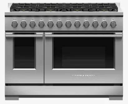 FISHER PAYKEL RGV3 488 L 48 Inch 8 Burners Gas Range