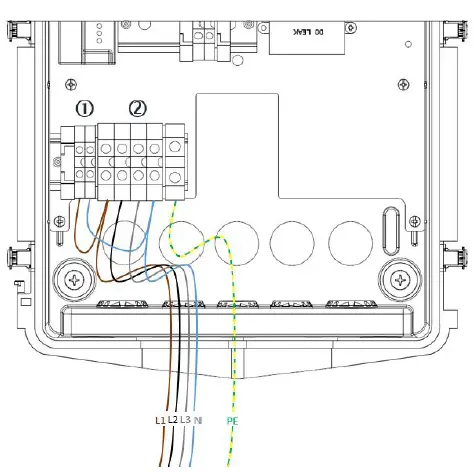 GEWISS GWJ3012W JOINON Range Electric Vehicle Charging Wallbox I-CON 2