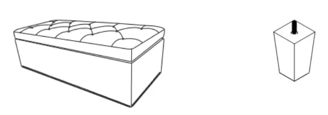 SIMPLiHOME AXCOT-239LT-SGL Lift Top Rectangular Storage Ottoman - FIg 6