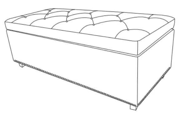 SIMPLiHOME AXCOT-239LT-SGL Lift Top Rectangular Storage Ottoman - FIg 9