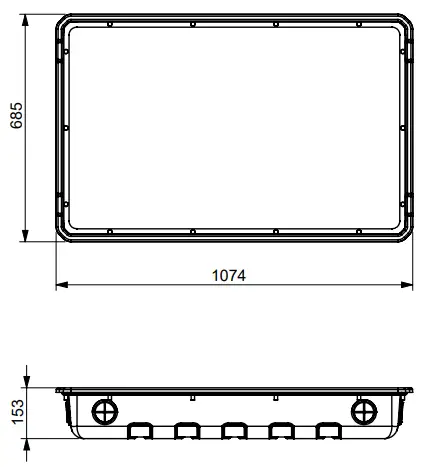 ProofVision PV65OC Waterproof TV Enclosure - DIMENSIONS 4