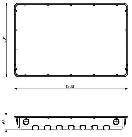 ProofVision PV65OC Waterproof TV Enclosure - DIMENSIONS 5
