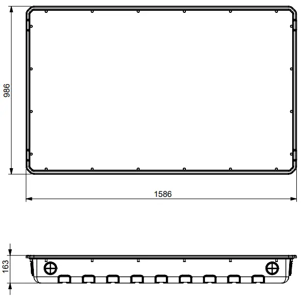 ProofVision PV65OC Waterproof TV Enclosure - DIMENSIONS 6