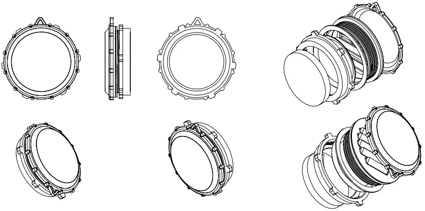 ProofVision PV65OC Waterproof TV Enclosure - VENTS