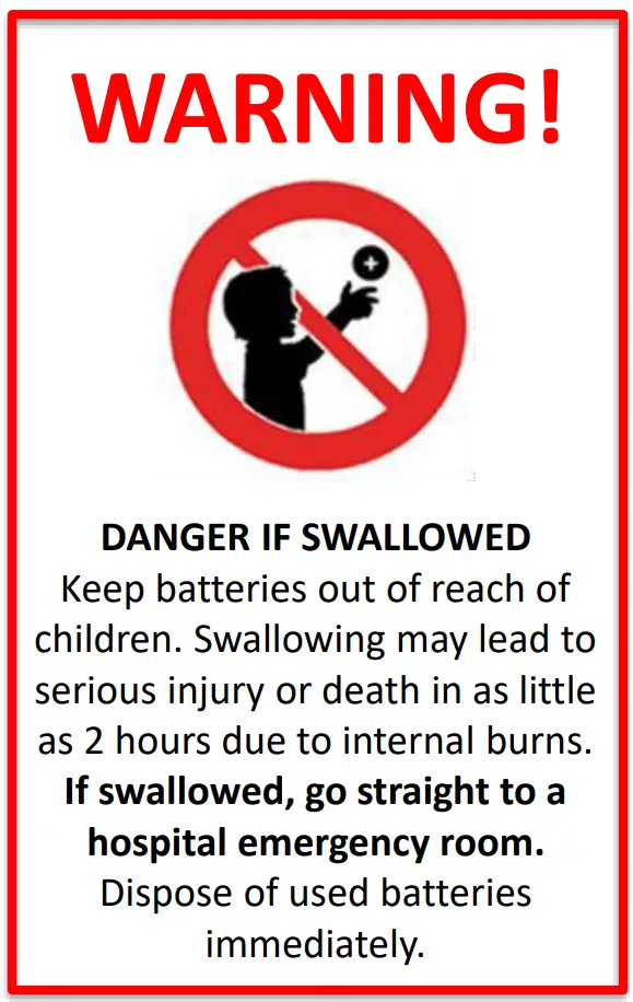 Danger If Swallowed