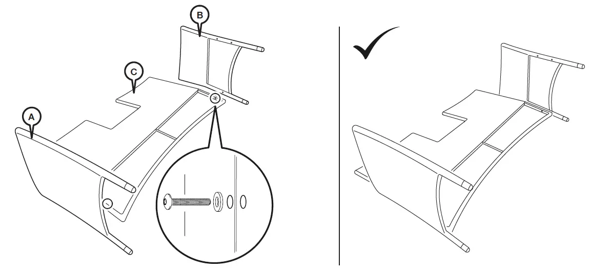 VonHaus 2522041 Rattan Loveseat-4