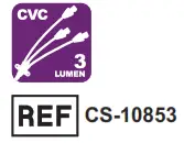 ARROW CS-10853 Three-Lumen CVC - CVC