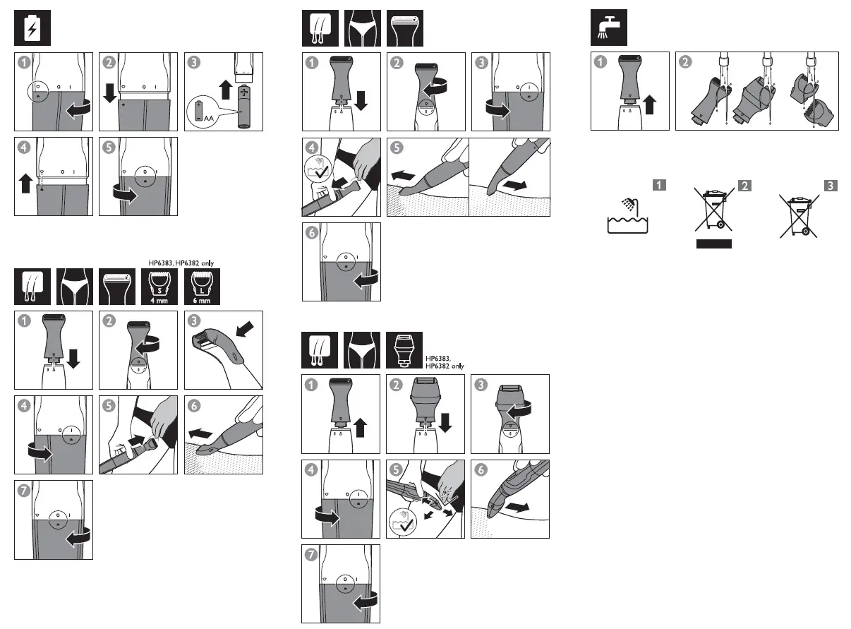 Philips Bikini Genie Cordless Trimmer for Bikini Line Hair Removal-1