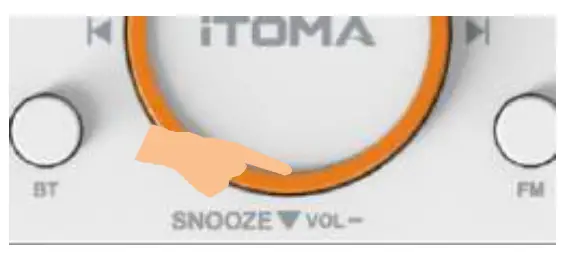 iTOMA CKS718 Alarm Clock Radio with Bluetooth fig 9