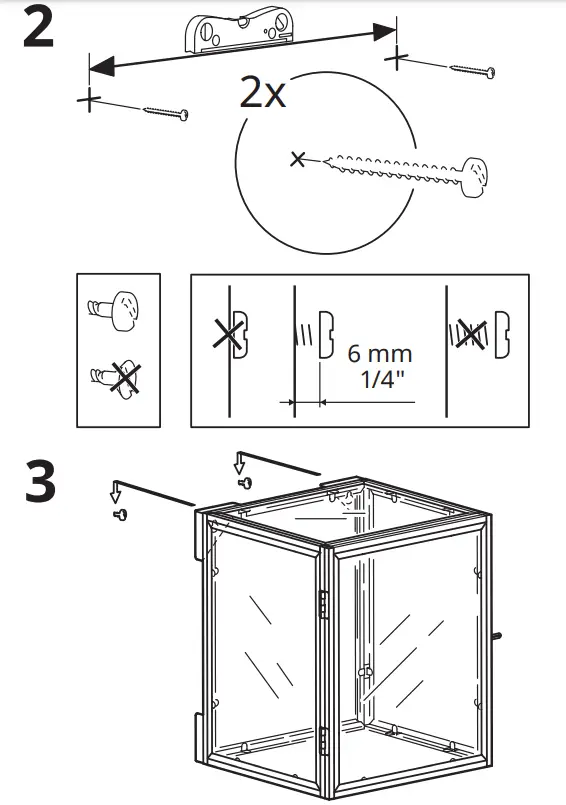 IKEA BOMARKEN Display Box - 2-3