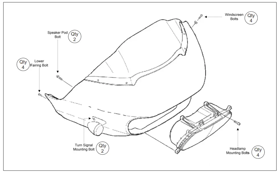 Letric Lighting Co DCB7 CC Dual 7 Inch Road Glide Headlamp - fig