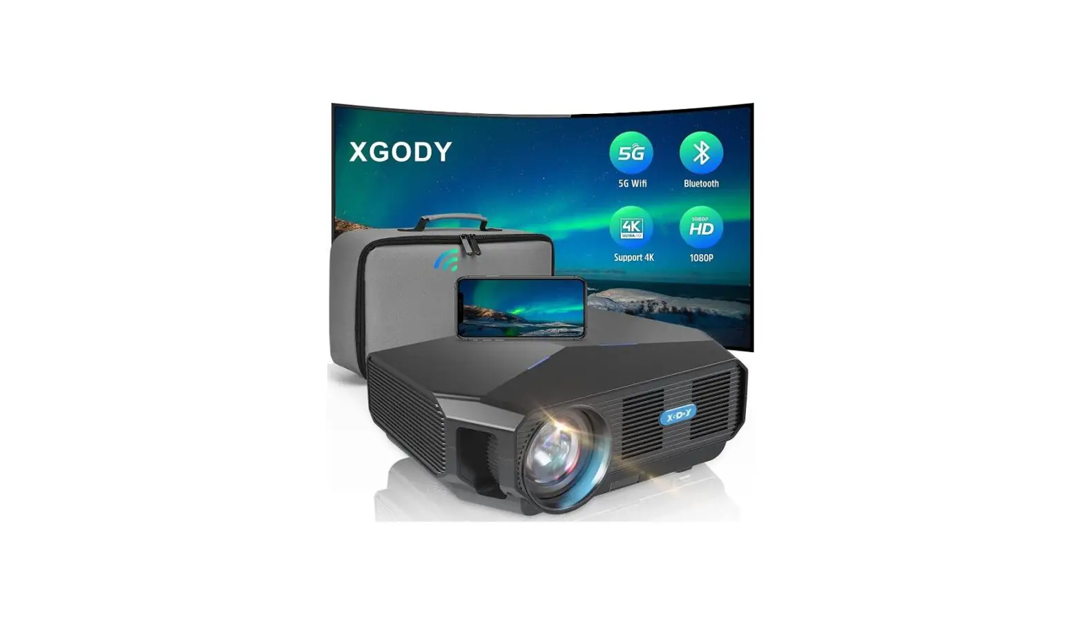 Xgody ‎a4300 5g Wifi Projector Bluetooth Instruction Manual