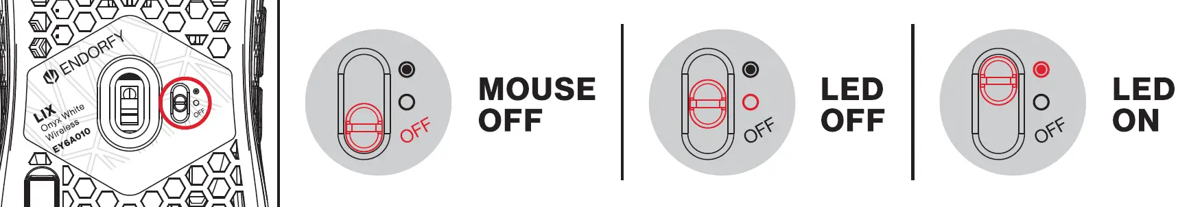 ENDORFY EY6A010 LIX Wireless Onyx white,USB 03