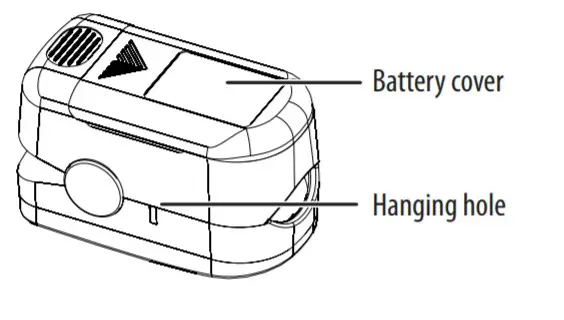 INSIGNIA NS-PSOXMW1 Pulse Oximeter with Digital Display - Bottom View