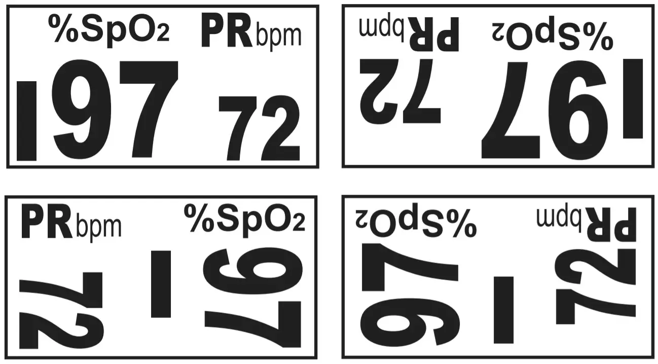INSIGNIA NS-PSOXMW1 Pulse Oximeter with Digital Display - display