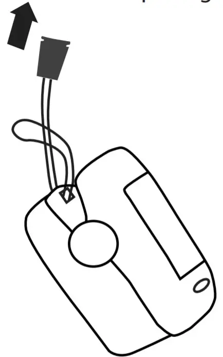 INSIGNIA NS-PSOXMW1 Pulse Oximeter with Digital Display - lanyard