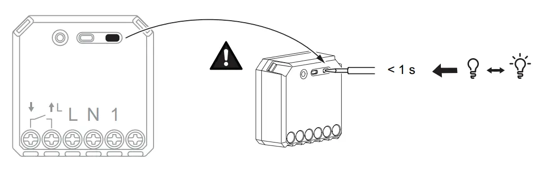 Schneider Electric CCT5011-0001_AS Wiser Micro Module Light Switch - fig 1