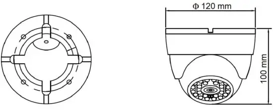 FIG 4 Camera dimensions