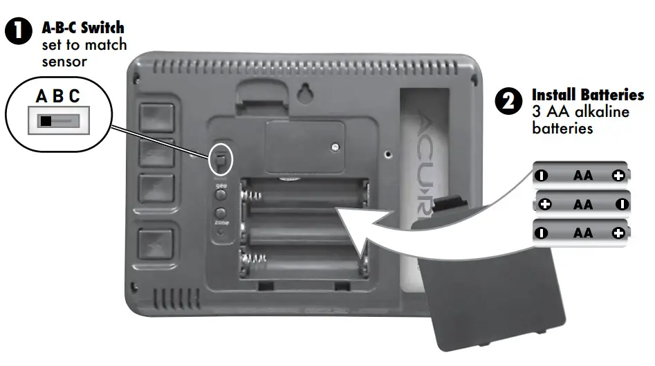 ACURITE 02005TBDI Weather Station - Display Unit Setup
