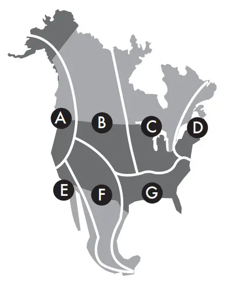 ACURITE 02005TBDI Weather Station - Geographic Region