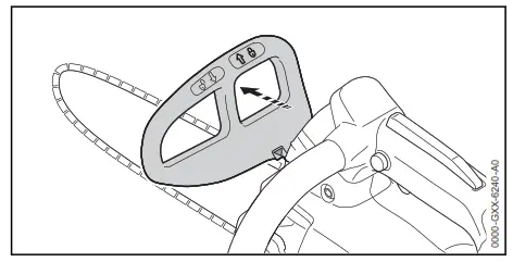 STIHL MSA 161 T Handle Battery Chainsaw - Brake