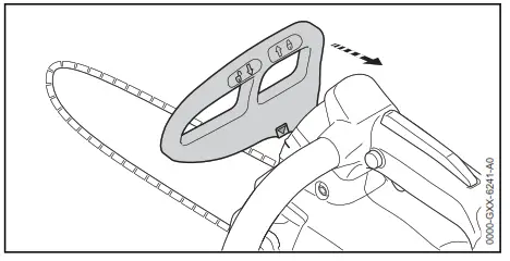 STIHL MSA 161 T Handle Battery Chainsaw - Chain Brake