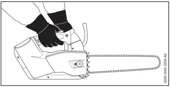 STIHL MSA 161 T Handle Battery Chainsaw - Controlling