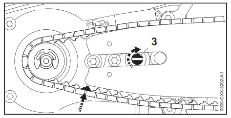 STIHL MSA 161 T Handle Battery Chainsaw - Disengage