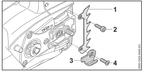 STIHL MSA 161 T Handle Battery Chainsaw - Spiked Bumper