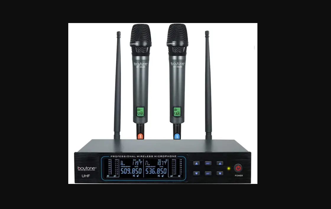 Boytone Bt-56um Professional Uhf Wireless Microphone System User Manual